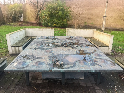 Bronzen tafel